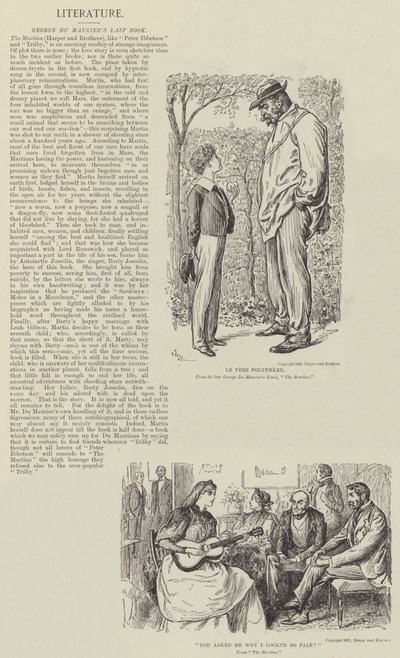 El marciano, por Georges du Maurier de George du Maurier